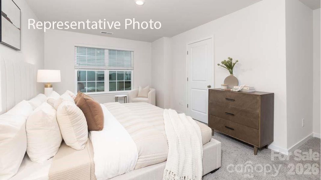 Furnished interior view inside a new home in Clark Creek Landing, Lincolnton (Image 16).