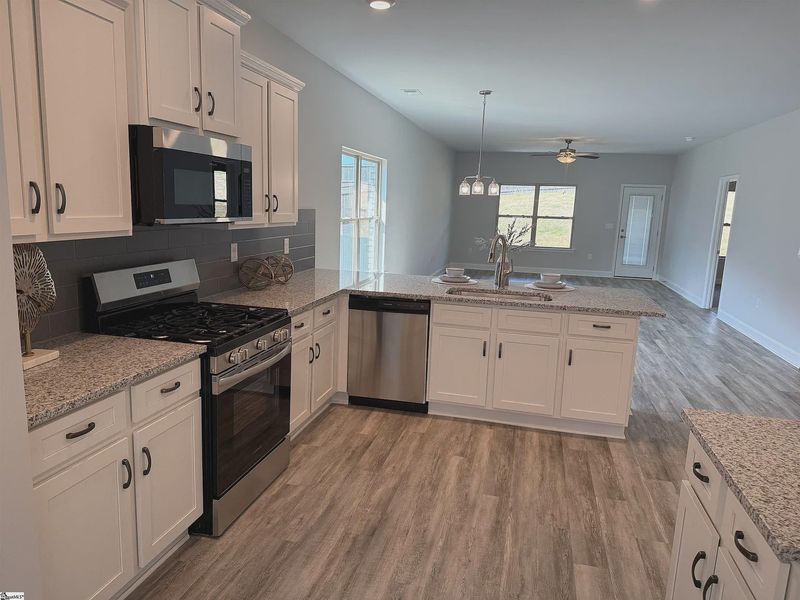 Furnished interior view inside a new home in Bracken Woods, Piedmont (Image 5). Furnished interior view inside a new home in Bracken Woods, Piedmont (Image 5).