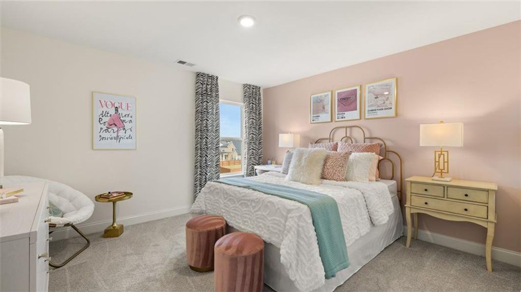 Furnished interior view inside a new home in Heritage Pointe, Senoia (Image 24).