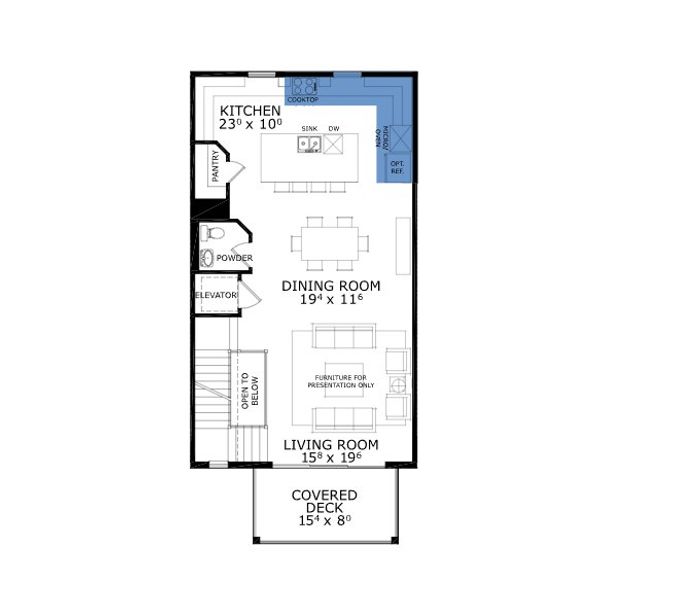 2D floor plan layout of this home in Verona Oceanside, Ormond Beach, FL (Image 6).