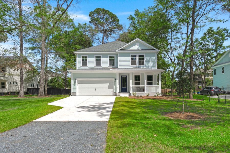Front exterior of a new home in , Hollywood, SC, highlighting curb appeal (Image 1). Front exterior of a new home in , Hollywood, SC, highlighting curb appeal (Image 1).