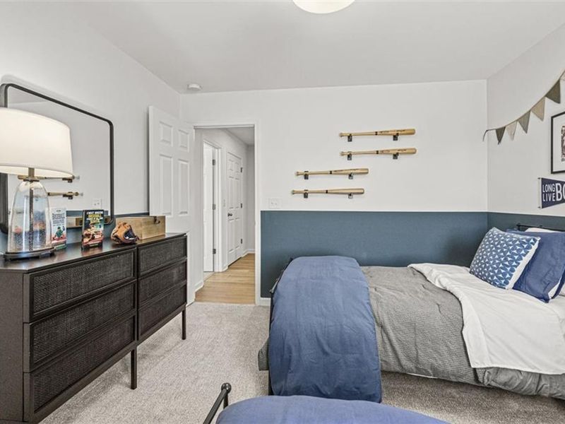 Furnished interior view inside a new home in Wehunt Meadows, Hoschton (Image 39).