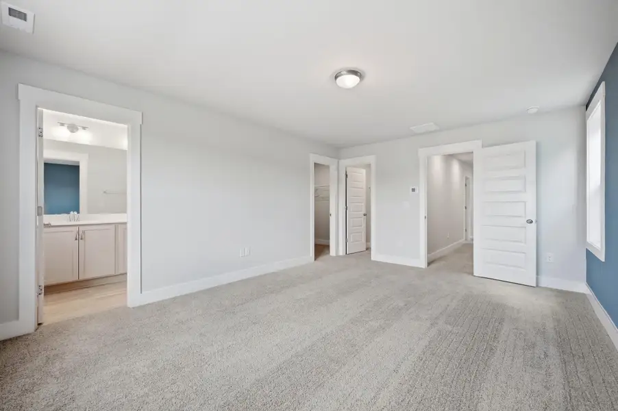 Representative unfurnished interior of a home built from the Magician by Garman Homes in Allen Park, Raleigh (Image 12). Representative unfurnished interior of a home built from the Magician by Garman Homes in Allen Park, Raleigh (Image 12).