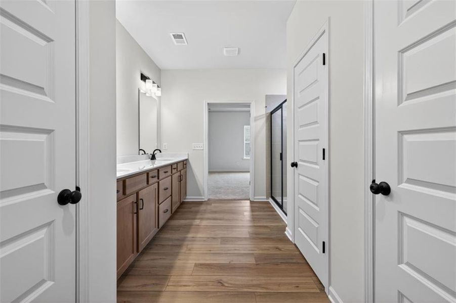 Furnished interior view inside a new home in Jones Ridge, Dallas (Image 9).