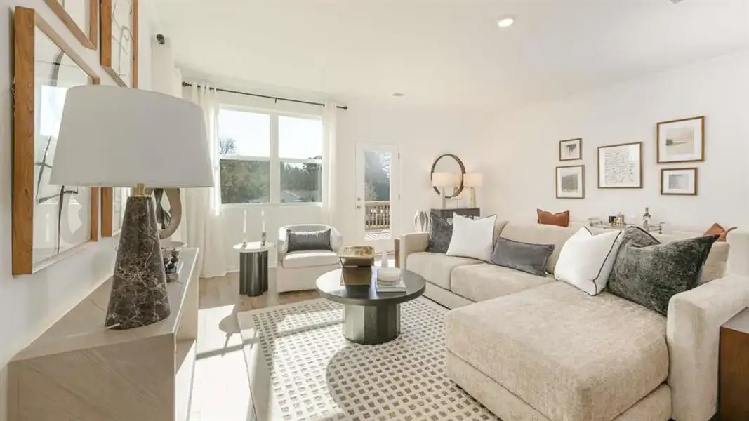 Furnished interior view inside a new home in Mableton Station, Mableton (Image 10).