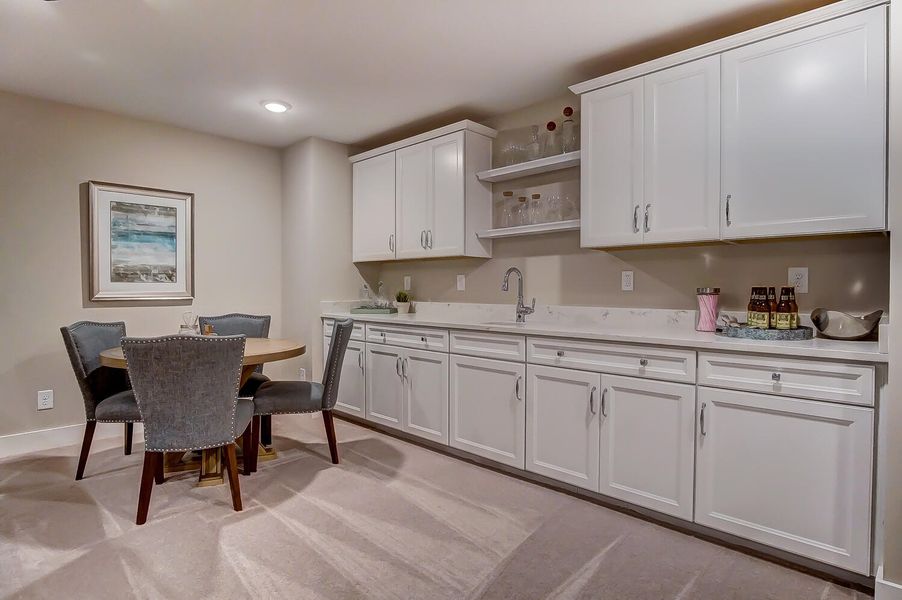 Furnished interior view inside a new home in The Enclave at French Quarter Creek, Huger (Image 17).