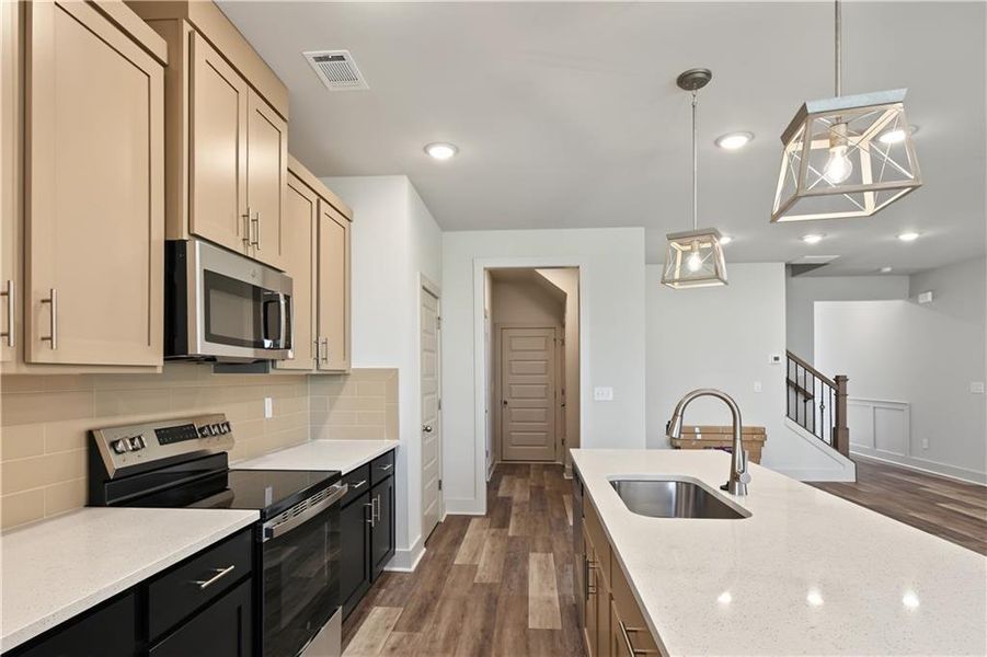 Furnished interior view inside a new home in , Norcross (Image 7).