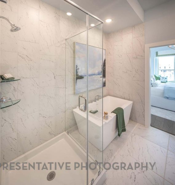 Furnished interior view inside a new home in , Cypress (Image 25).