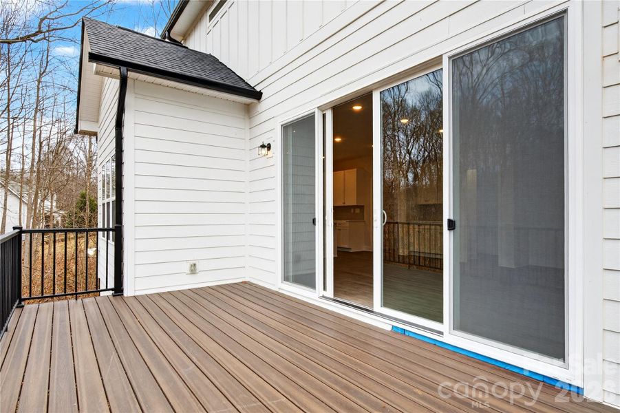 Exterior details and patio area of a home in , Troutman (Image 4).