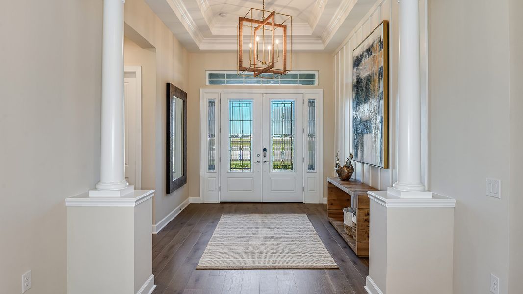 Representative furnished interior of a home built from the Pallazio by Taylor Morrison in Esplanade by the Islands, Naples (Image 6).