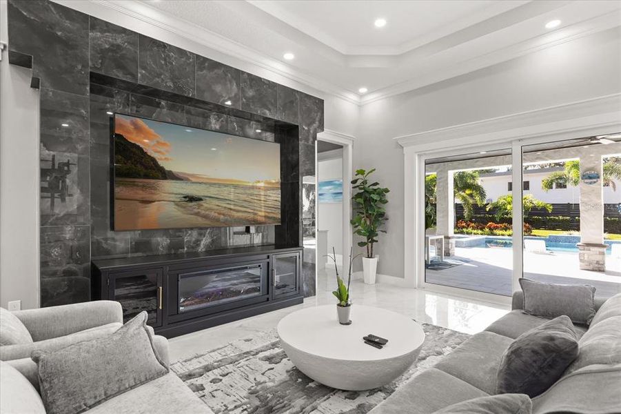 Furnished interior view inside a new home in , Clermont (Image 7). Furnished interior view inside a new home in , Clermont (Image 7).