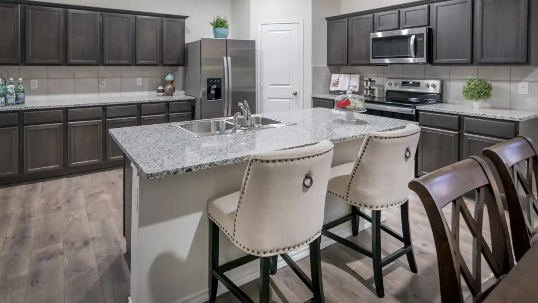 Furnished interior view inside a new home in Wildcat Ranch, Crandall (Image 8).