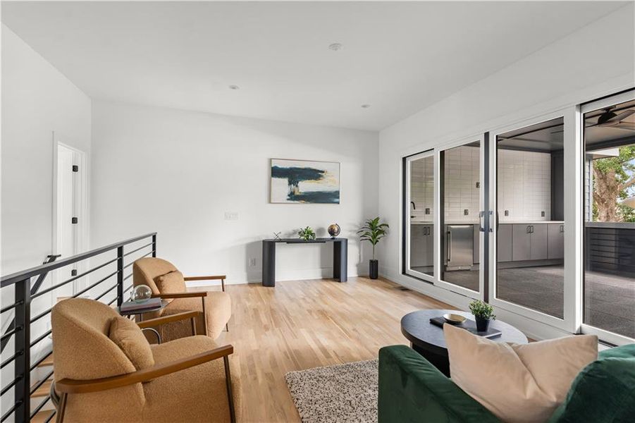 Furnished interior view inside a new home in , Atlanta (Image 18).