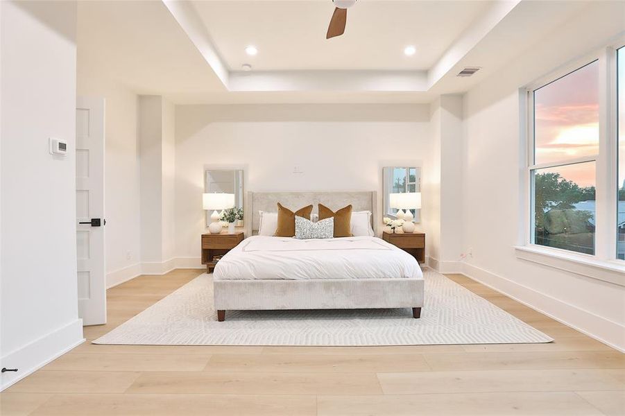 Discover the secluded serenity of your third-floor master suite retreat.