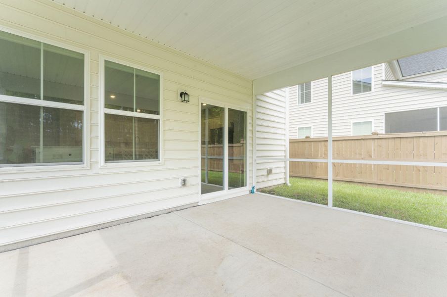Exterior details and patio area of a home in , Summerville (Image 36). Exterior details and patio area of a home in , Summerville (Image 36).