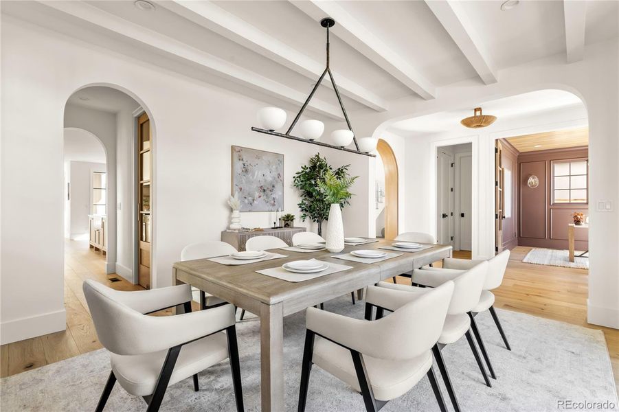 Furnished interior view inside a new home in , Denver (Image 5). Furnished interior view inside a new home in , Denver (Image 5).