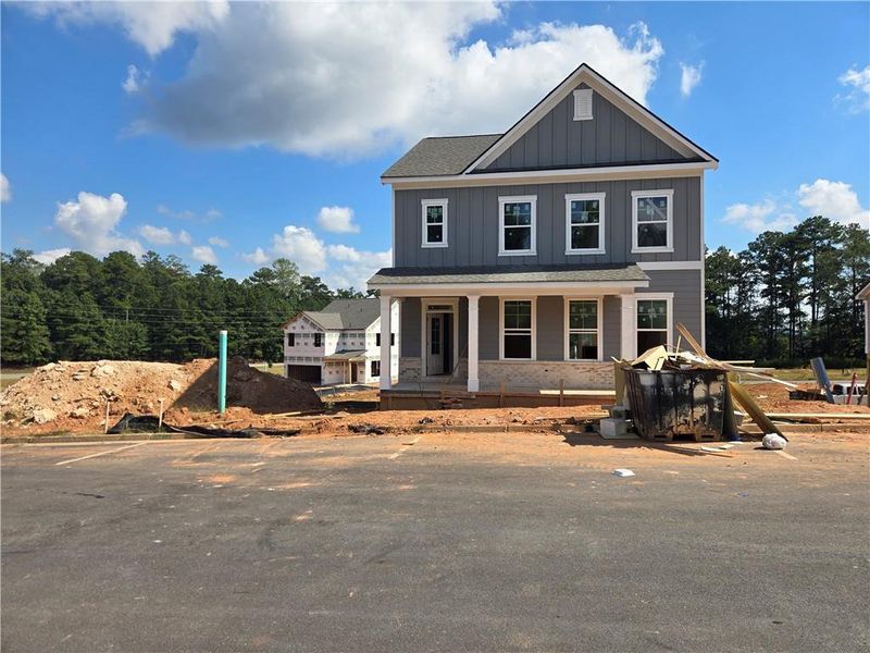 In-progress construction of a new home in , Buford, GA (Image 9).