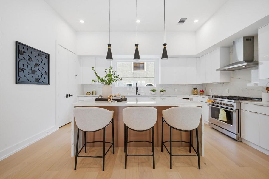 Furnished interior view inside a new home in , Houston (Image 16).