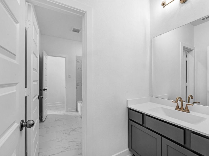 Furnished interior view inside a new home in Lago Mar - 60', Texas City (Image 3). Furnished interior view inside a new home in Lago Mar - 60', Texas City (Image 3).