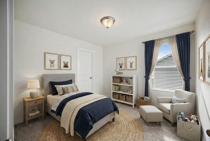 Furnished interior view inside a new home in Aspen Ranch, Fountain (Image 16).