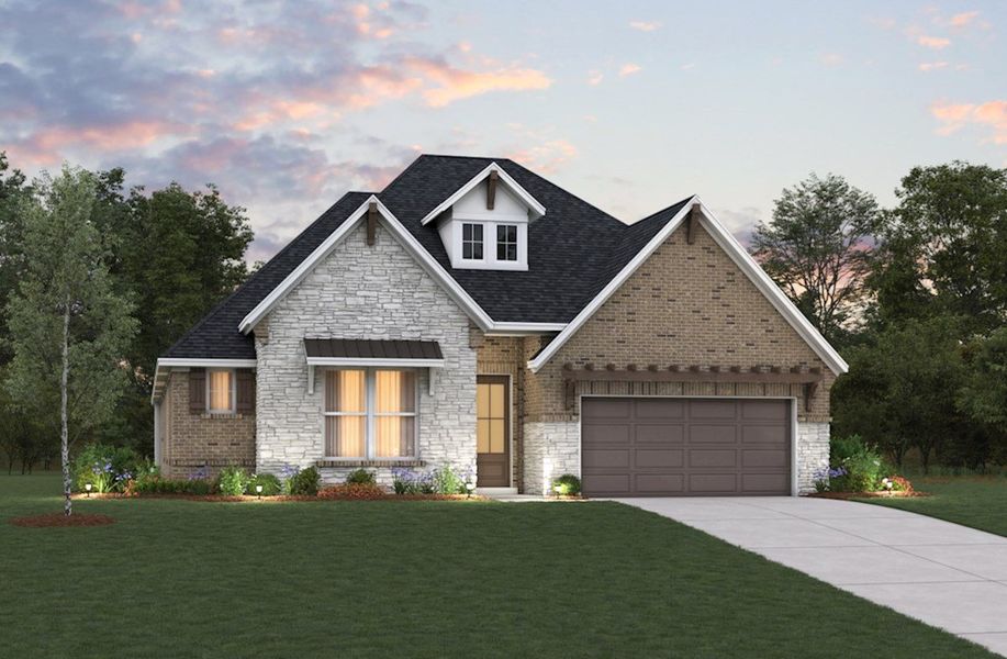 French Country L Elevation French Country L Elevation