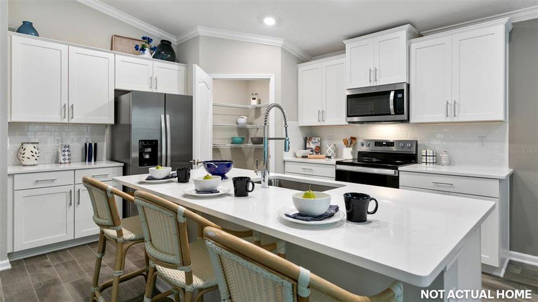 Furnished interior view inside a new home in Sawmill Branch, Palm Coast (Image 7).