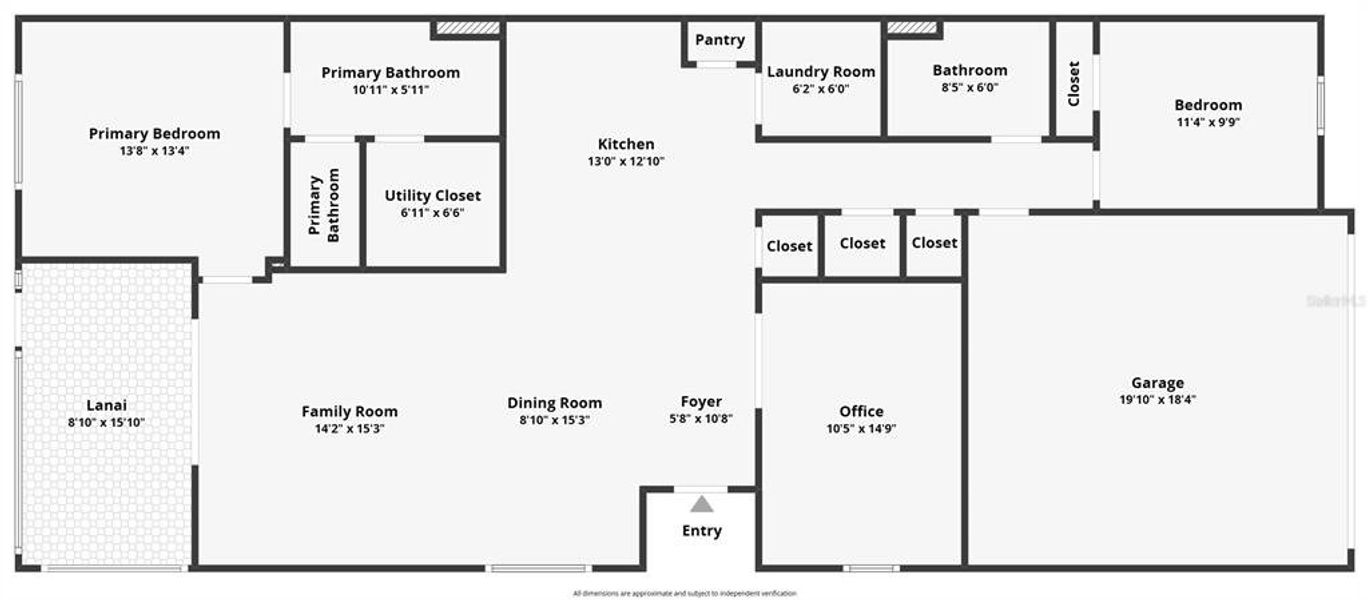 2D floor plan layout of this home in , Venice, FL (Image 5).