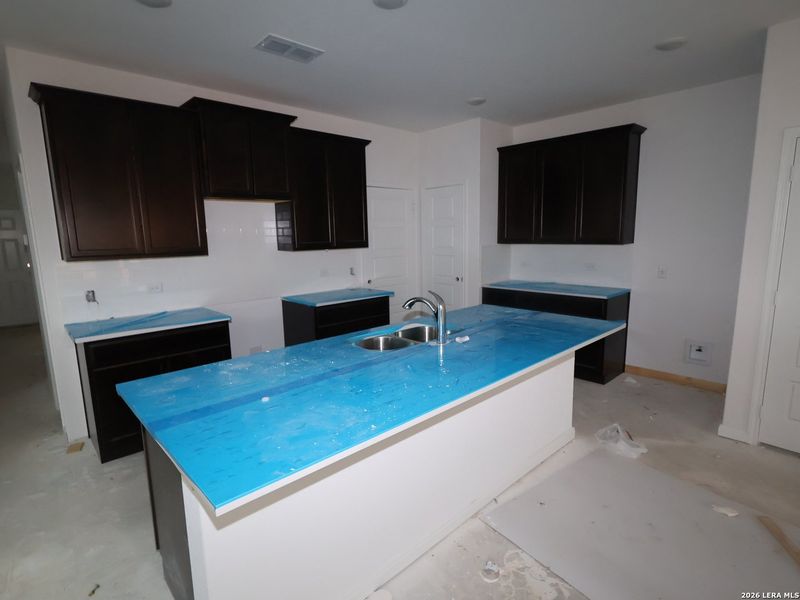 In-progress construction of a new home in Park Place, New Braunfels, TX (Image 34).