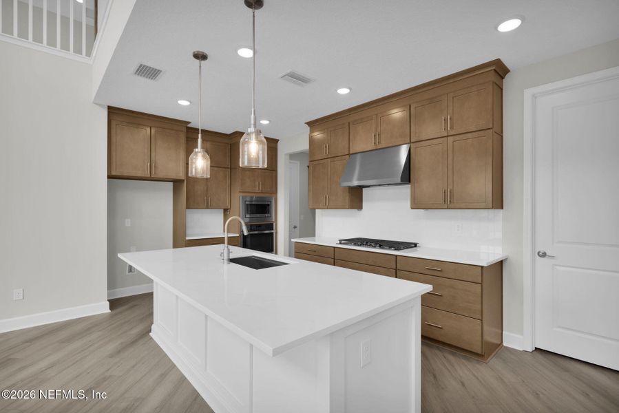 Furnished interior view inside a new home in Seabrook Village at Seabrook, Nocatee (Image 9).