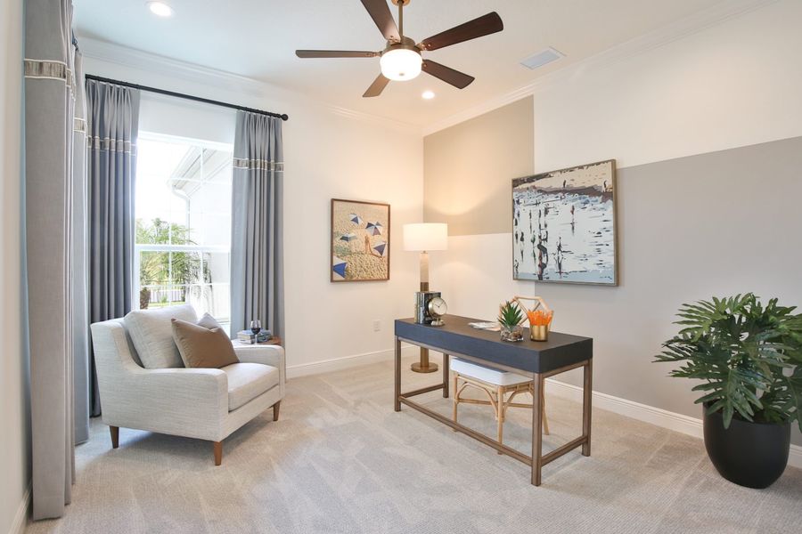 Furnished interior view inside a new home in Windward, Lakewood Ranch (Image 30).