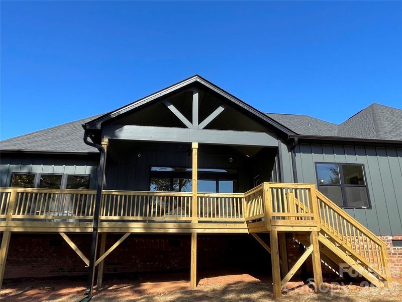 Exterior details and patio area of a home in , Clover (Image 3).