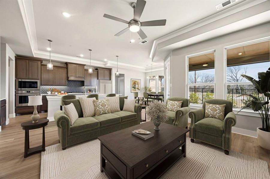 Furnished interior view inside a new home in Ladera Prosper, Prosper (Image 6).