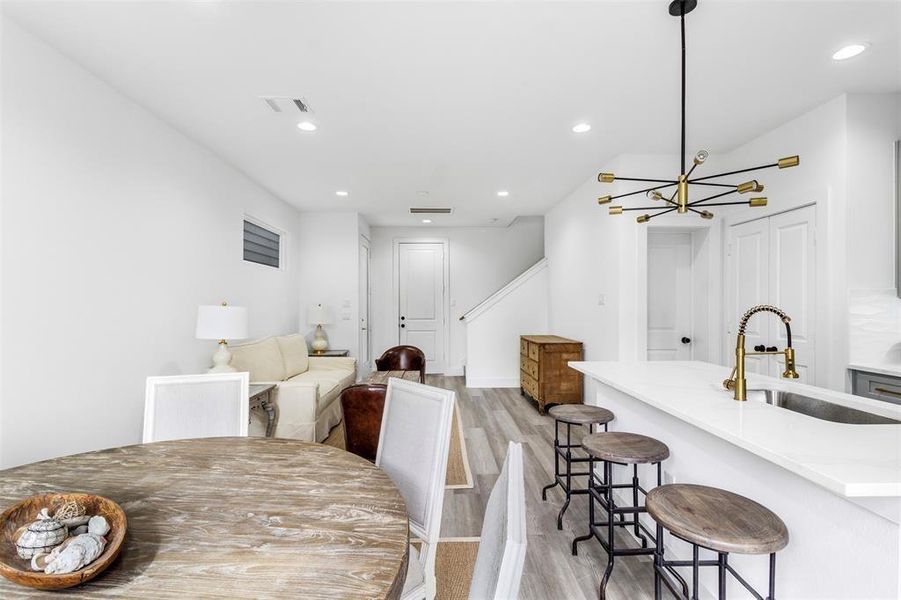 Furnished interior view inside a new home in , Houston (Image 33).