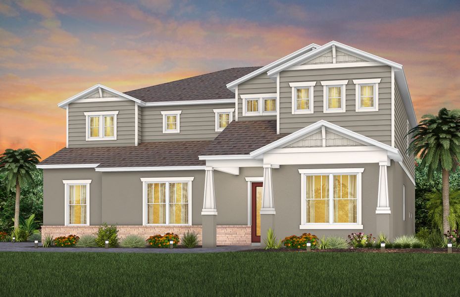 Roseland Exterior Side Load Garage C2 w/ Stone Roseland Exterior Side Load Garage C2 w/ Stone