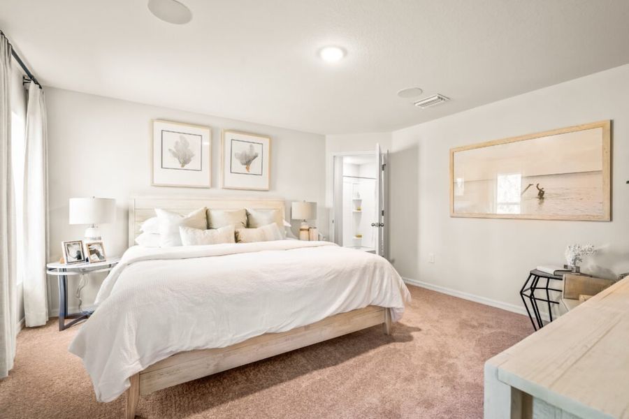 Representative furnished interior of a home built from the Majestic by Holiday Builders in Port St Lucie, Port St. Lucie (Image 21).