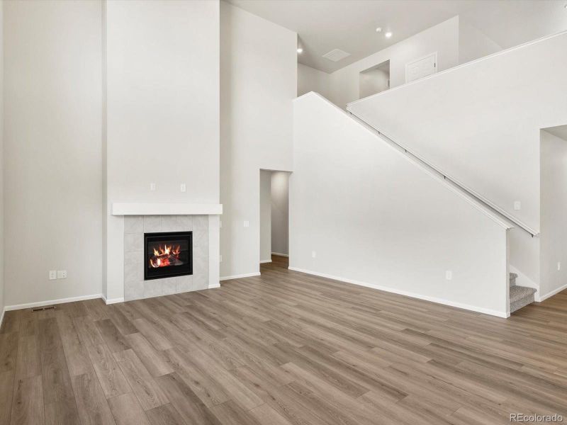 Spacious, unfurnished interior of a new home in Poudre Heights: The Alpine Collection, Windsor (Image 33).