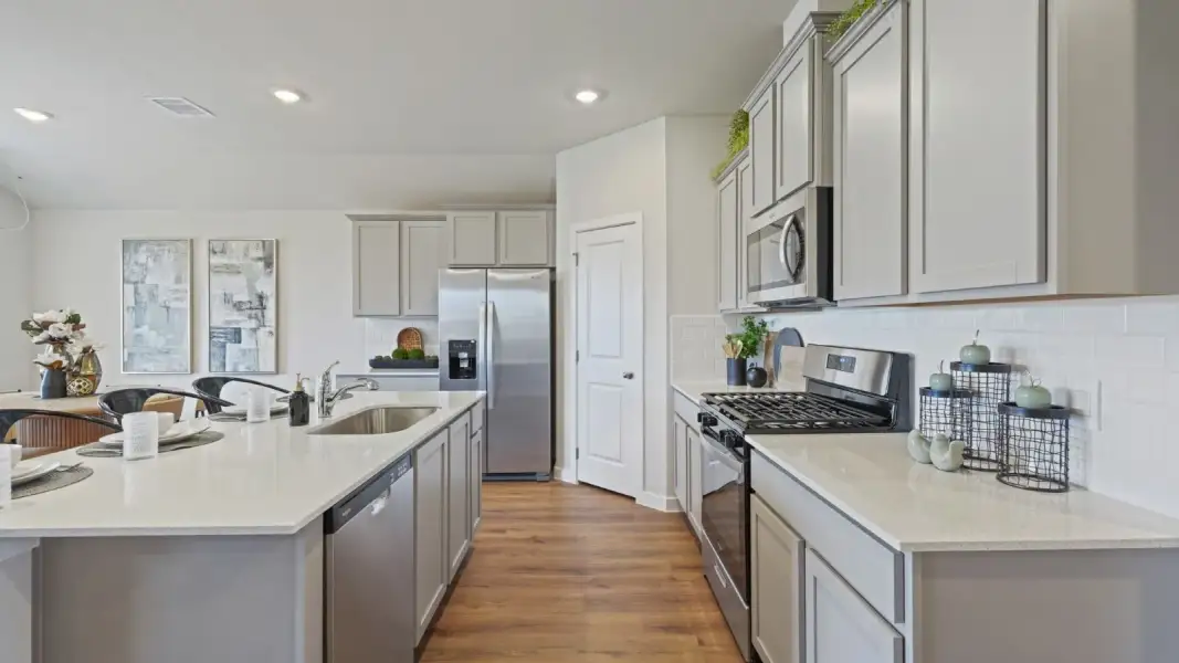 Furnished interior view inside a new home in Portland Village, Portland (Image 7).
