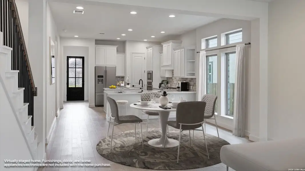 Furnished interior view inside a new home in Ladera, San Antonio (Image 10).