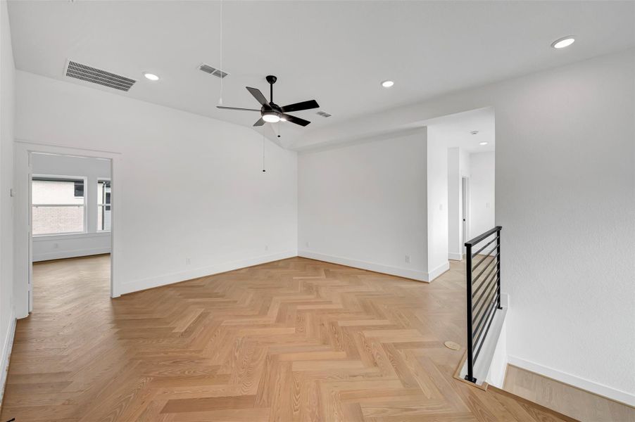 Spacious, unfurnished interior of a new home in Easthaven at Bridgeland Central - Horizon Collection, Cypress (Image 16).