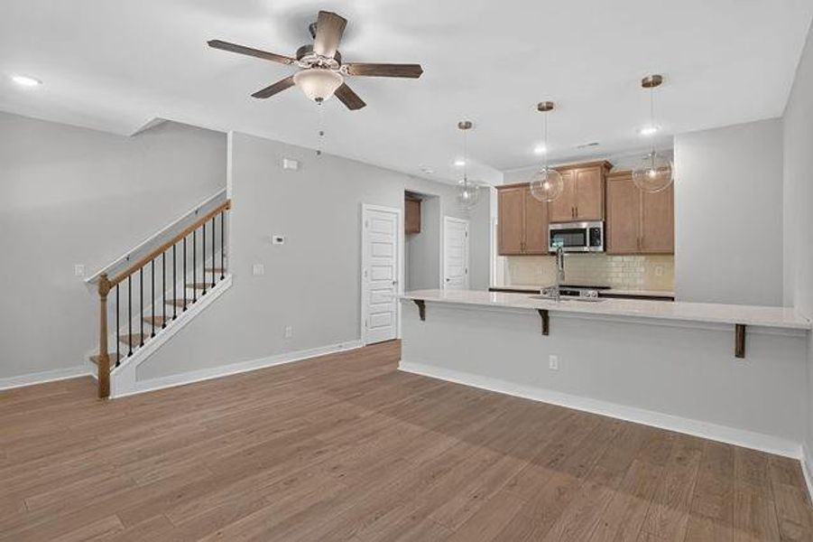 Spacious, unfurnished interior of a new home in The Cottages at East Lanier, Fayetteville (Image 9).