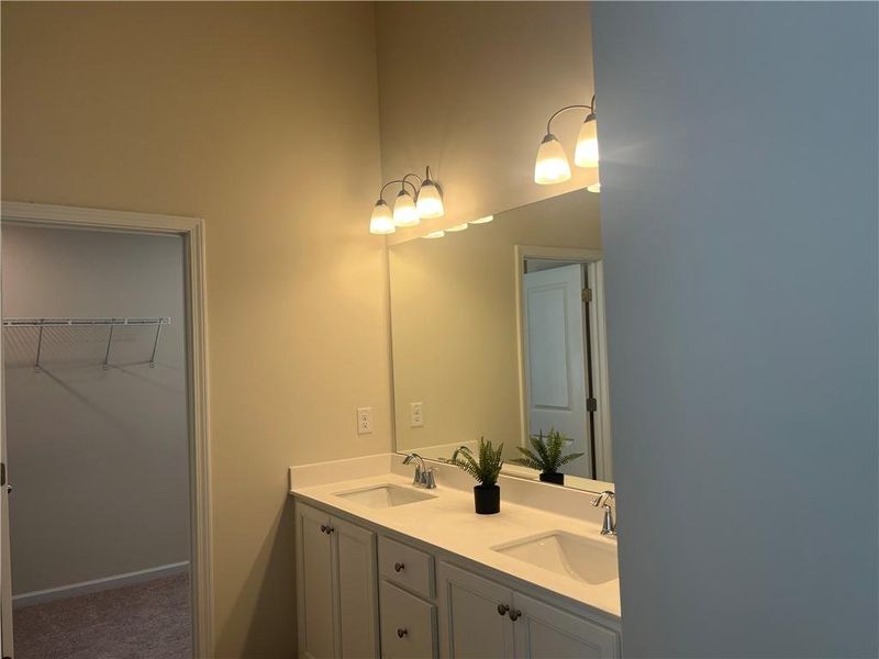 Furnished interior view inside a new home in Reserve at South River Gardens, Atlanta (Image 9). Furnished interior view inside a new home in Reserve at South River Gardens, Atlanta (Image 9).