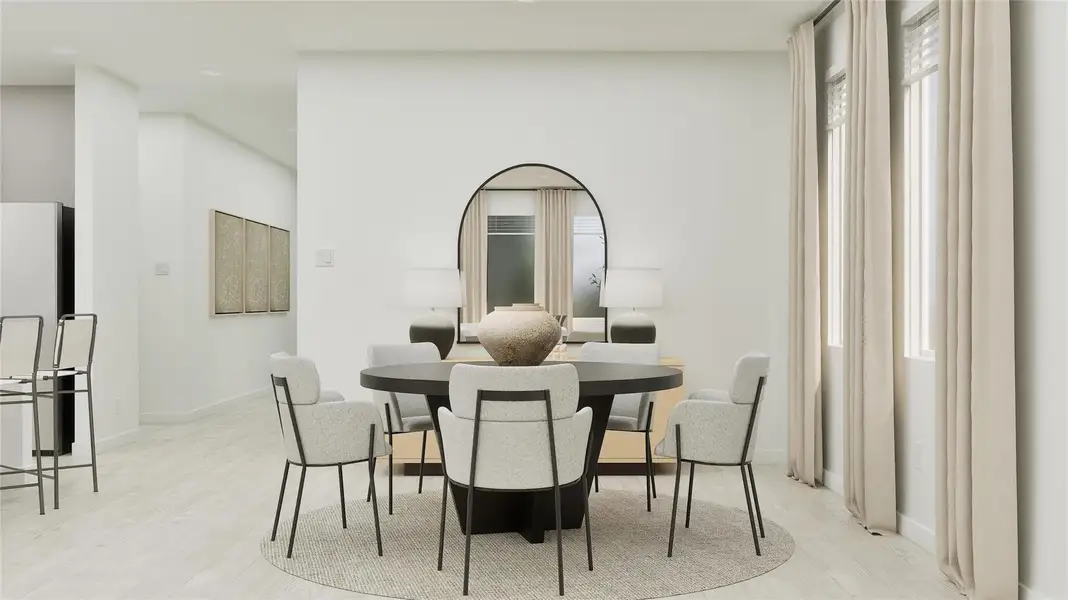 Furnished interior view inside a new home in River Bridge Ranch: Coastline Collection, San Marcos (Image 9).