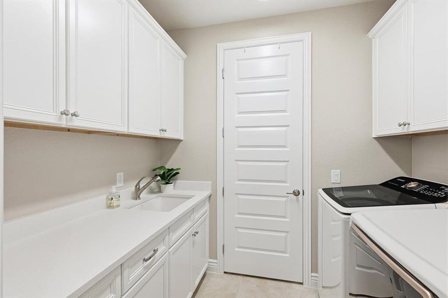 Laundry Room with door to Master Closet