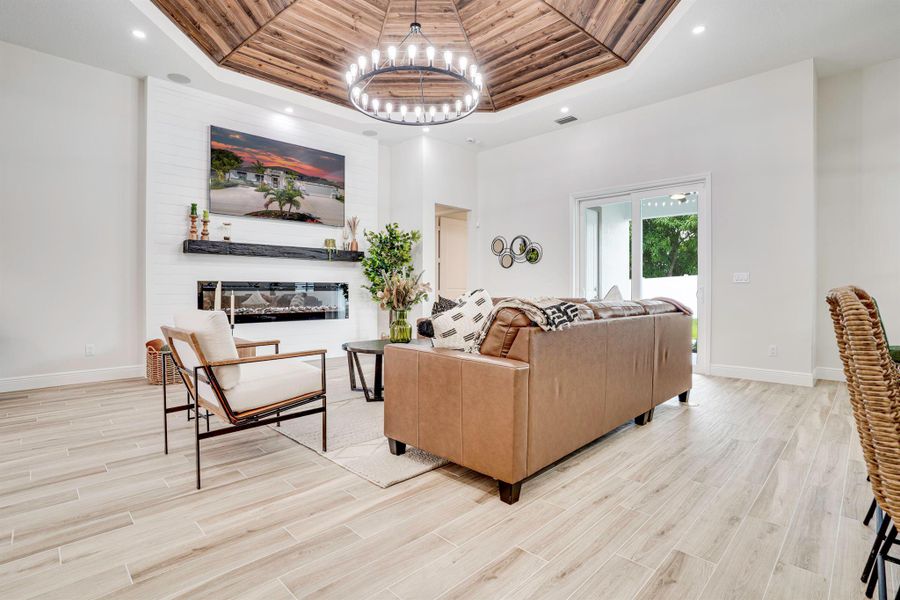Furnished interior view inside a new home in , Port St. Lucie (Image 19).