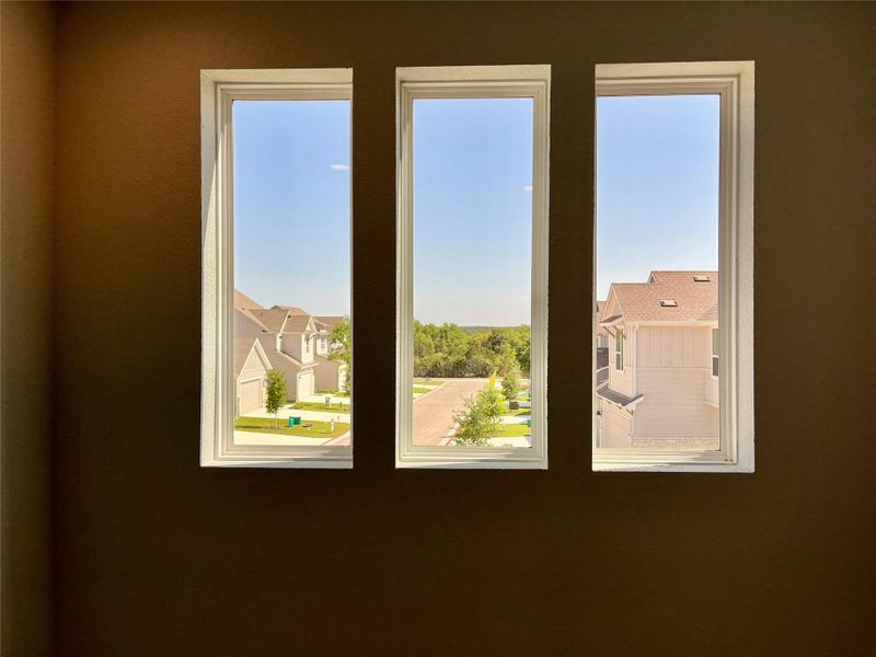 Entry windows with view Entry windows with view