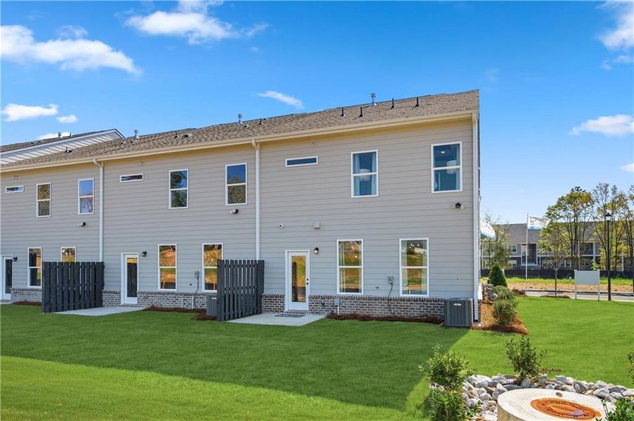 Exterior details and patio area of a home in Avery Landing, McDonough (Image 23).