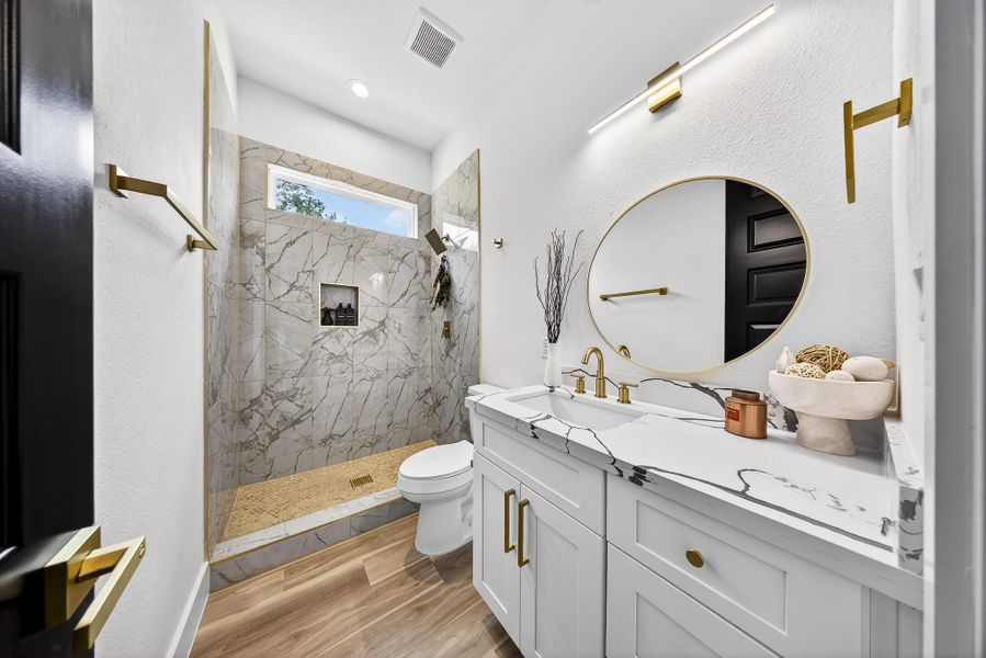 Furnished interior view inside a new home in , New Caney (Image 38).