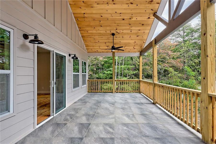 Exterior details and patio area of a home in , Clayton (Image 68).
