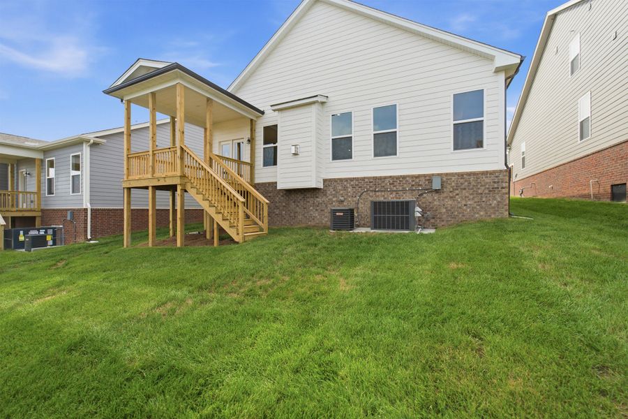 Exterior details and patio area of a home in McCain's Station, Gallatin (Image 4). Exterior details and patio area of a home in McCain's Station, Gallatin (Image 4).
