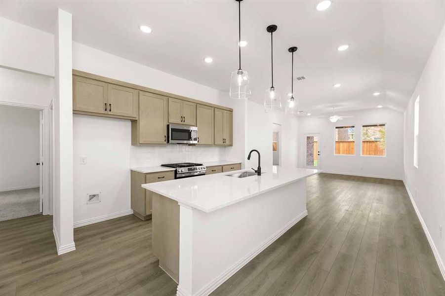 Furnished interior view inside a new home in Creekview Fossil Ridge, Pilot Point (Image 11). Furnished interior view inside a new home in Creekview Fossil Ridge, Pilot Point (Image 11).